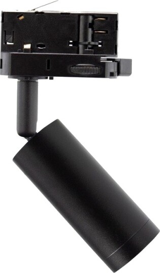 Spectrum 3 faset mini GU10 skinnespot   Sort uten lyskilde
