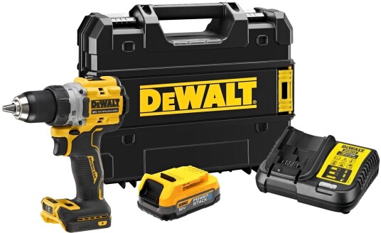 DeWalt Borskrumaskin DCD805E1T 18v 90nm PowerStack Med Koffert