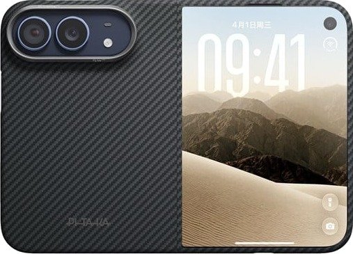 PITAKA Edge Case Full Set - Black/Grey Twill - iPhone Duo