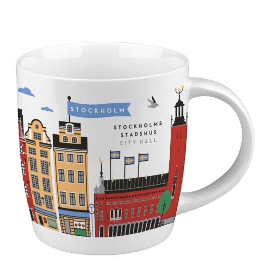 Citronelles - Stockholm City krus 35 cl multi Citronelles - Stockholm City krus 35 cl multi