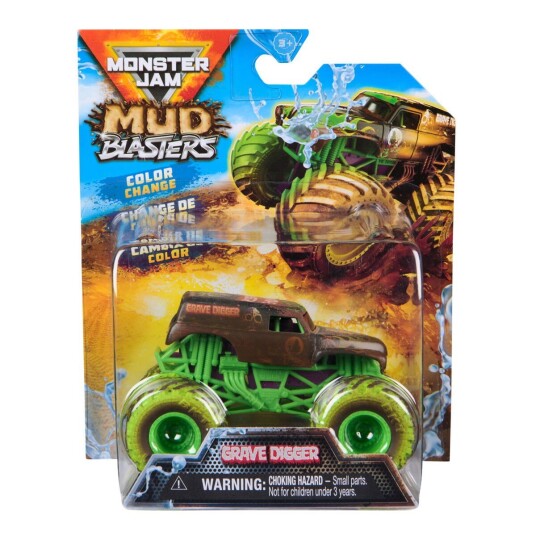 Monster Jam 1:64 Mud Blasters Grave Digger