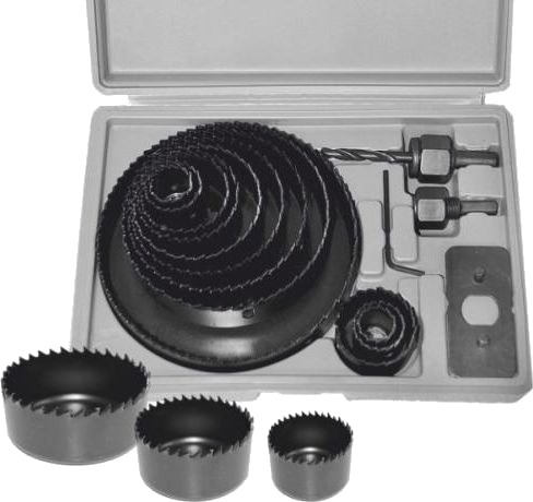 Aw-Tools Skyluciu Pjuklai Medienai / 19-22-28-32-38-44-51-64-76-89-102-127 Mm / 16 Deler