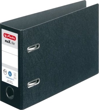 Herlitz Max.File A5 Oppbevaring Fibre Board Sort Jekk 1 Stykker