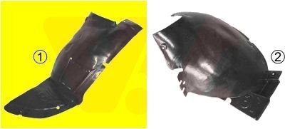 VAN WEZEL 4028437 Innerskjerm plastikk