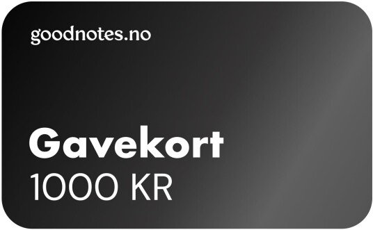Goodnotes.no Gavekort Kr 1000.00