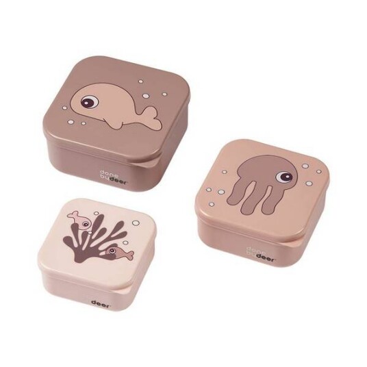 Done By Deer Snack Box 3Pack Sea Friends Powder