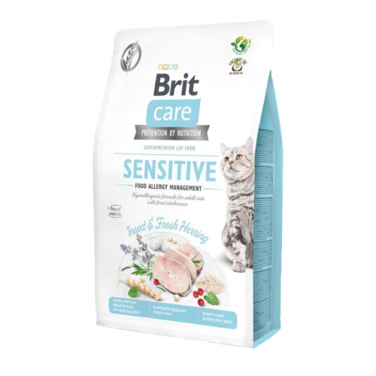 Brit Care Kattemat Kornfri Insekt & Fersk Sild 2 kg Brit Care Kattemat Kornfri Insekt & Fersk Sild 2 kg