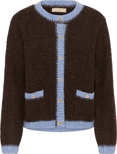 Culture Cugilan Cardigan BROWN/BLUE XXL Culture Cugilan Cardigan BROWN/BLUE XXL