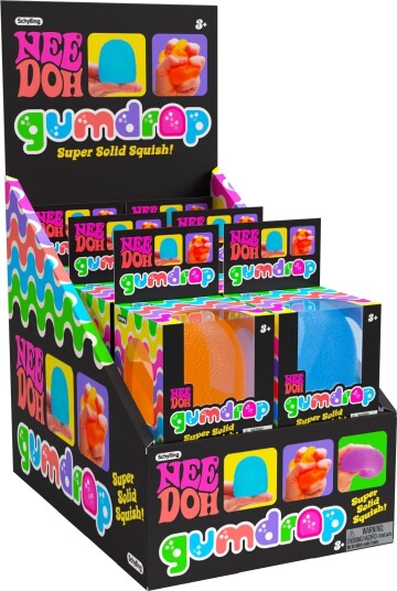 Needoh Gumdrop Cdu Purple One Size Needoh Gumdrop Cdu Purple One Size