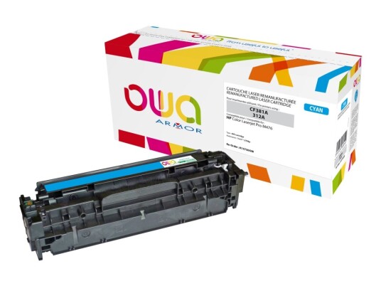 Owa - Cyan - Kompatibel - Tonerpatron Alternativ For: Hp Cf381a - For Hp Color Laserjet Pro Mfp M476dn Mfp M476dw Mfp M476nw