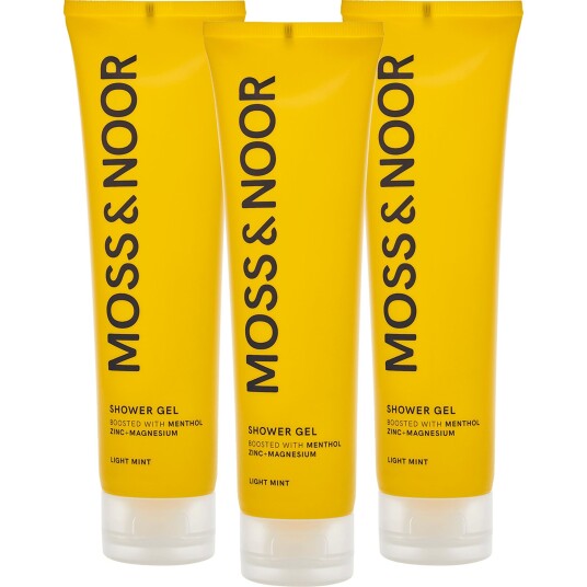 Moss & Noor After Workout Shower Gel Light Mint 3 Pack Moss & Noor After Workout Shower Gel Light Mint 3 Pack