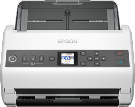 Epson WorkForce DS-730N A4 Dokumentscanner med tosidig skanning og nettverksfunksjoner, 600 DPI