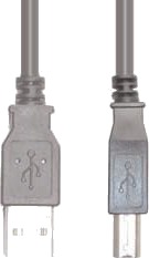 E+P Cc 502 1,5 M Usb A Usb B Usb 2.0 Hankjønn/Hankjønn Grå