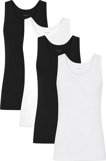 URBAN QUEST | 4-Pack Women Bamboo Tank Top | L