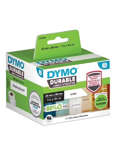 DYMO LabelWriter Durable hylleetiketter 25mm x 89mm