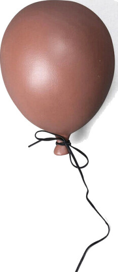 Byon Balloon dekorasjon 17 cm Dusty red