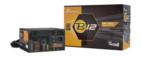 Seasonic B12 BC Series Strømforsyning (PSU) - 750 Watt - 120 mm - 80 Plus Bronze sertifisert Seasonic B12 BC Series Strømforsyning (PSU) - 750 Watt - 120 mm - 80 Plus Bronze sertifisert