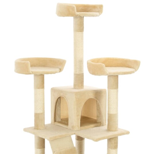 Vidaxl Kloretre Med Klorestenger I Sisal 170 cm Beige Vidaxl Kloretre Med Klorestenger I Sisal 170 cm Beige