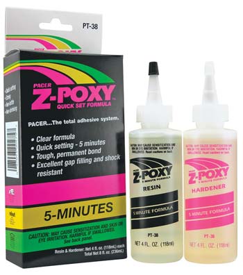 Zap PT38 Adhesives Z-Poxy 5-Minute 8 oz