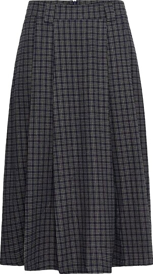 My Essential Wardrobe Skjørt mwLennie Check Blå