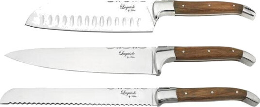 Laguiole by Hâws Knivsett 3 deler oliventre Laguiole by Hâws Knivsett 3 deler oliventre
