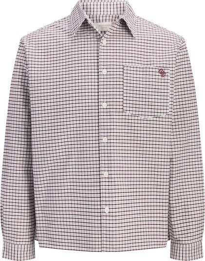 Jack & Jones Jorfrederiksberg Oxford Shirt Ls Sn   CHOCOLATE TRUFFLE   M