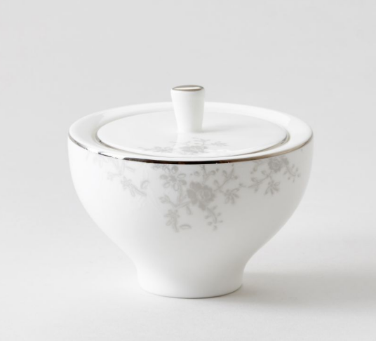 Royal Porcelain Angelina Platinum Sugar Bowl