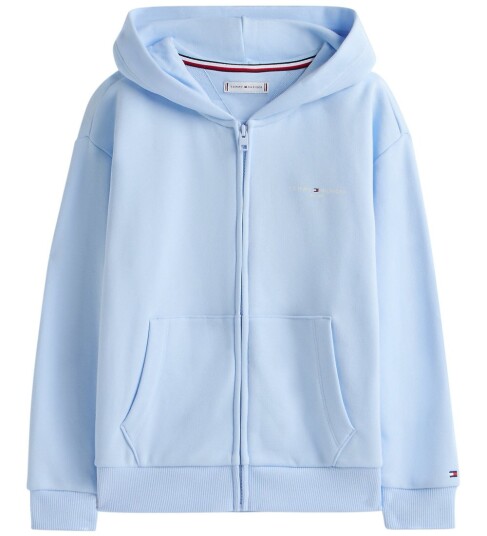 Tommy Hilfiger Mini Corp Zip Through Hoodie Blue 152