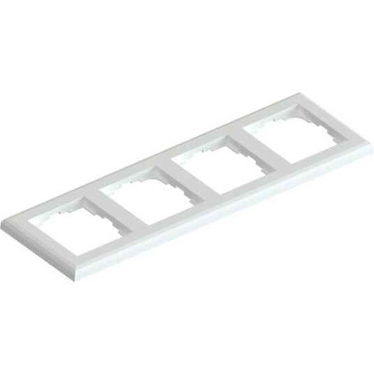 Namron Edge kombinasjonsplate 4-hull polarhvit - 1402776