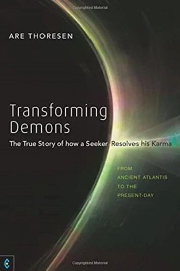 Transforming Demons Av Are Thoresen Transforming Demons Av Are Thoresen