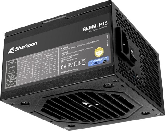 Sharkoon Rebel P15 850W 1x 12-Pin 4x PCIe Modulær
