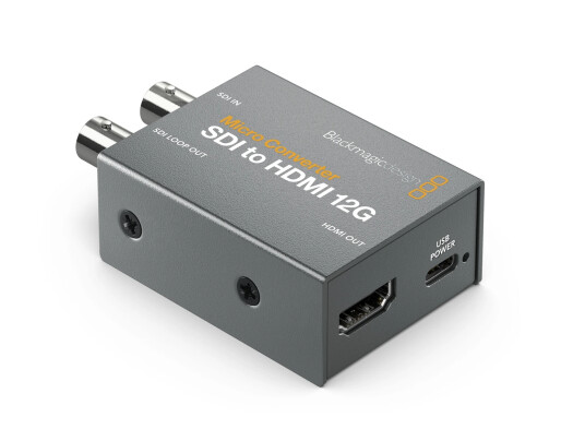 Blackmagic Micro Converter SDI-HDMI 12G 4K Uten Strømadapter USB-C Blackmagic Micro Converter SDI-HDMI 12G 4K Uten Strømadapter USB-C