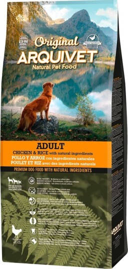 Arquivet Tørrfôr Adult Original Dog & Ris Kylling 2 X 12 kg