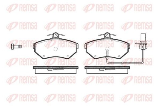 Bremseklosser REMSA 0631.12