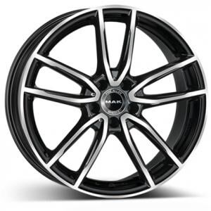 MAK Evo Black Polished 9x21 5x112 ET53 B66.6