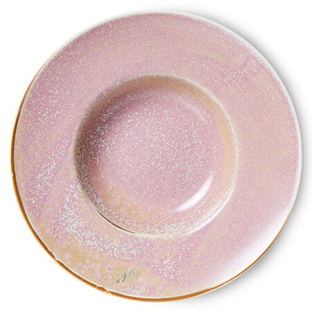 HKLiving Chef ceramics: Pastatallerken 28,5 cm rustikk rosa