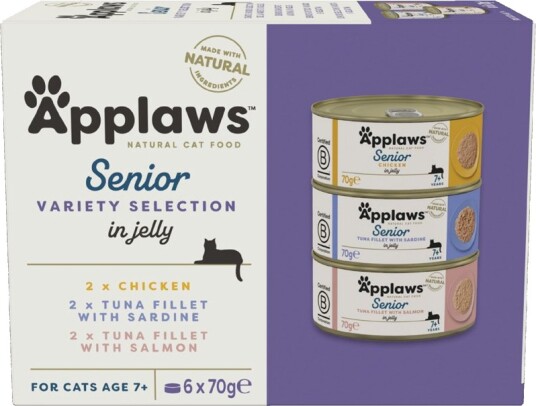Applaws Senior Mixpakke 3 Sorter 12 X 70 G Applaws Senior Mixpakke 3 Sorter 12 X 70 G