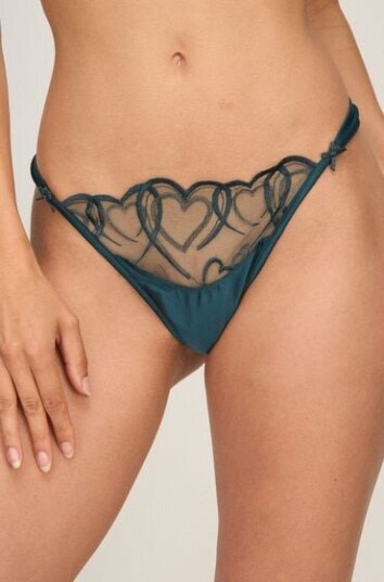 Hunkemöller Olivia G streng med høye ben Blå