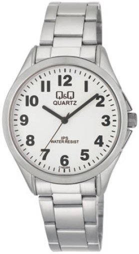 Q&Q Herreklokke C192J204Y Classic Hvit/Stål Ø38 mm