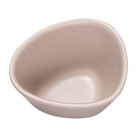 Lind DNA Curve Stoneware skål S 10x11 cm Sand