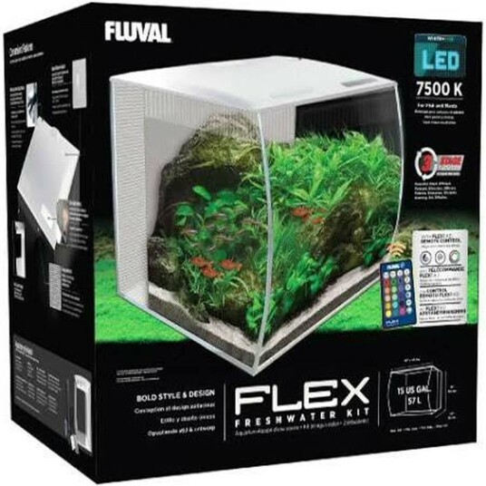 Fluval Flex Led - Hvit - 57 liter