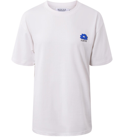 Hound T skjorte Off White m. Trykk 10 år 140 T skjorte Hvit