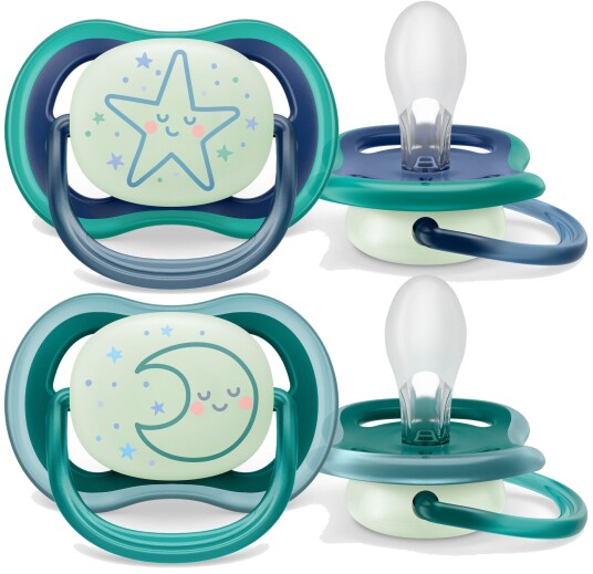 Philips Avent Ultra Air Night Smokker 2-Pack 6-18m Grønn/Blå