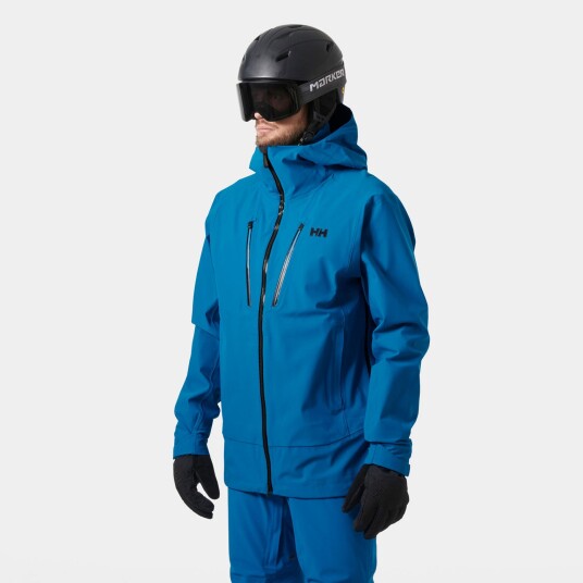 Helly Hansen Alpha Ski Lang Skalljakke Herre Blå 2xl Helly Hansen Alpha Ski Lang Skalljakke Herre Blå 2xl