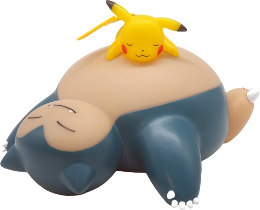 Teknofun Pokémon LED Bordlampe 25 cm - Snorlax og Pikachu Teknofun Pokémon LED Bordlampe 25 cm - Snorlax og Pikachu