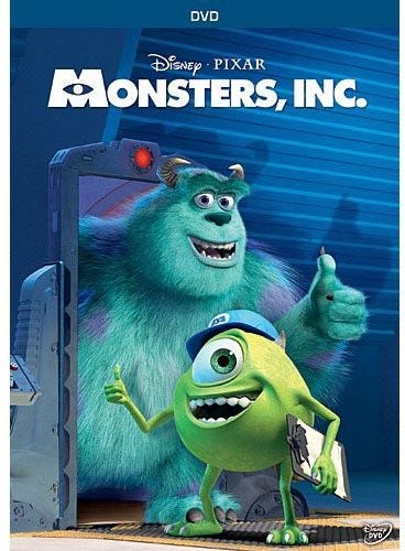 Monsters Inc DVD
