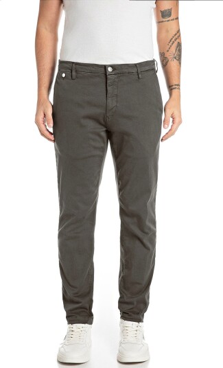 Replay - Chinos Benni Hyperflex - Grå