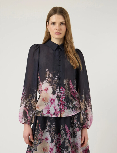 YAS Yasromantica Ls Shirt D2D Black 40