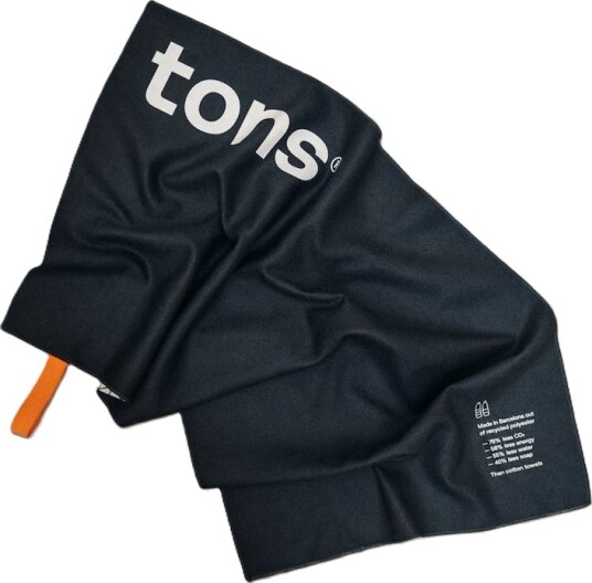 Tons towel håndkle svart Tons towel håndkle svart