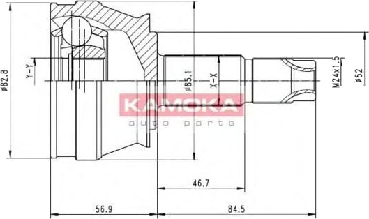 KAMOKA 6684 Drivledd
